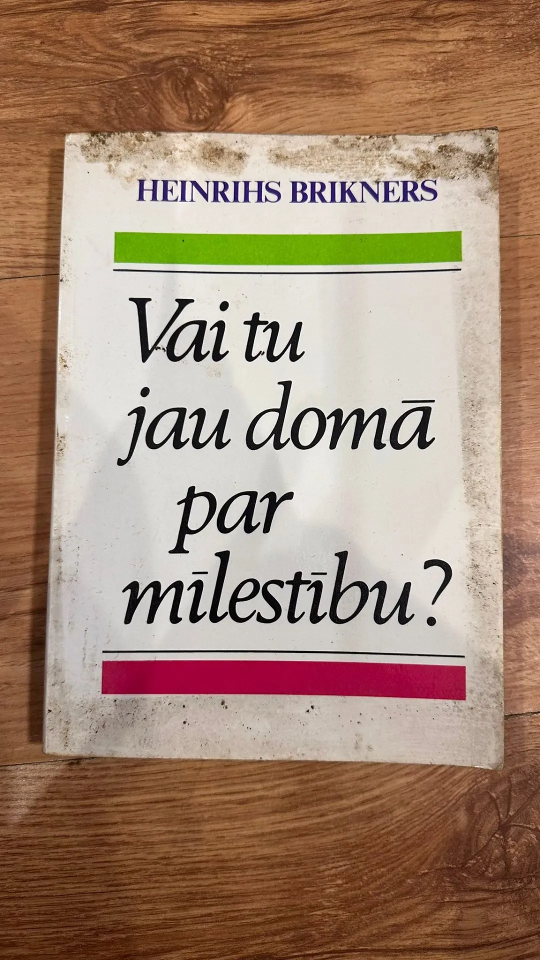 Vai tu jau doma par mīlestību?
