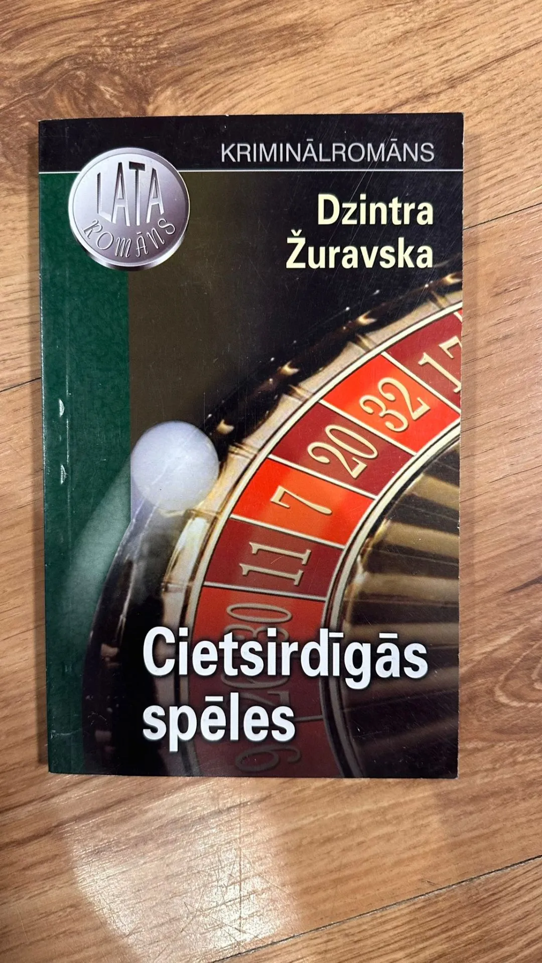 Kriminālromāns 'Cieatsirdīgās spēles' no autora Dzintras Žuravskas