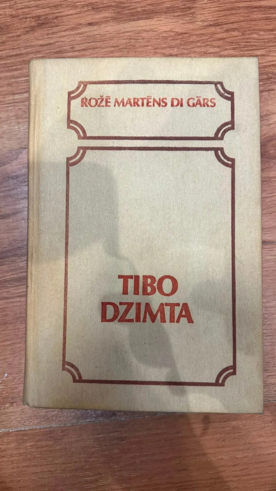 Retā grāmata 'Tibo dzimta' no Rožē Martēna di Gārs