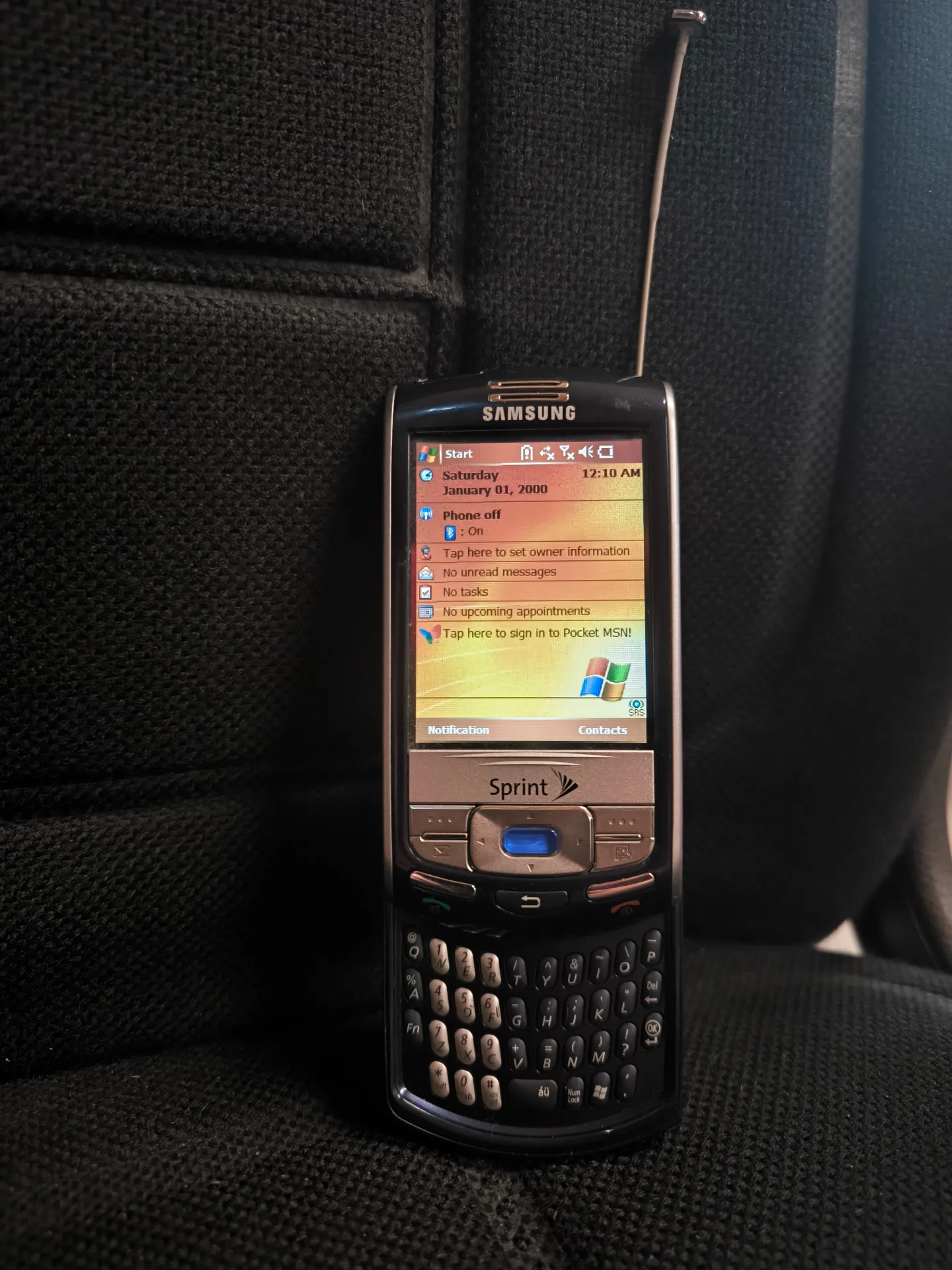 Samsung SCH-i830 (BlackJack) - Retro viedtālrunis ar QWERTY tastatūru