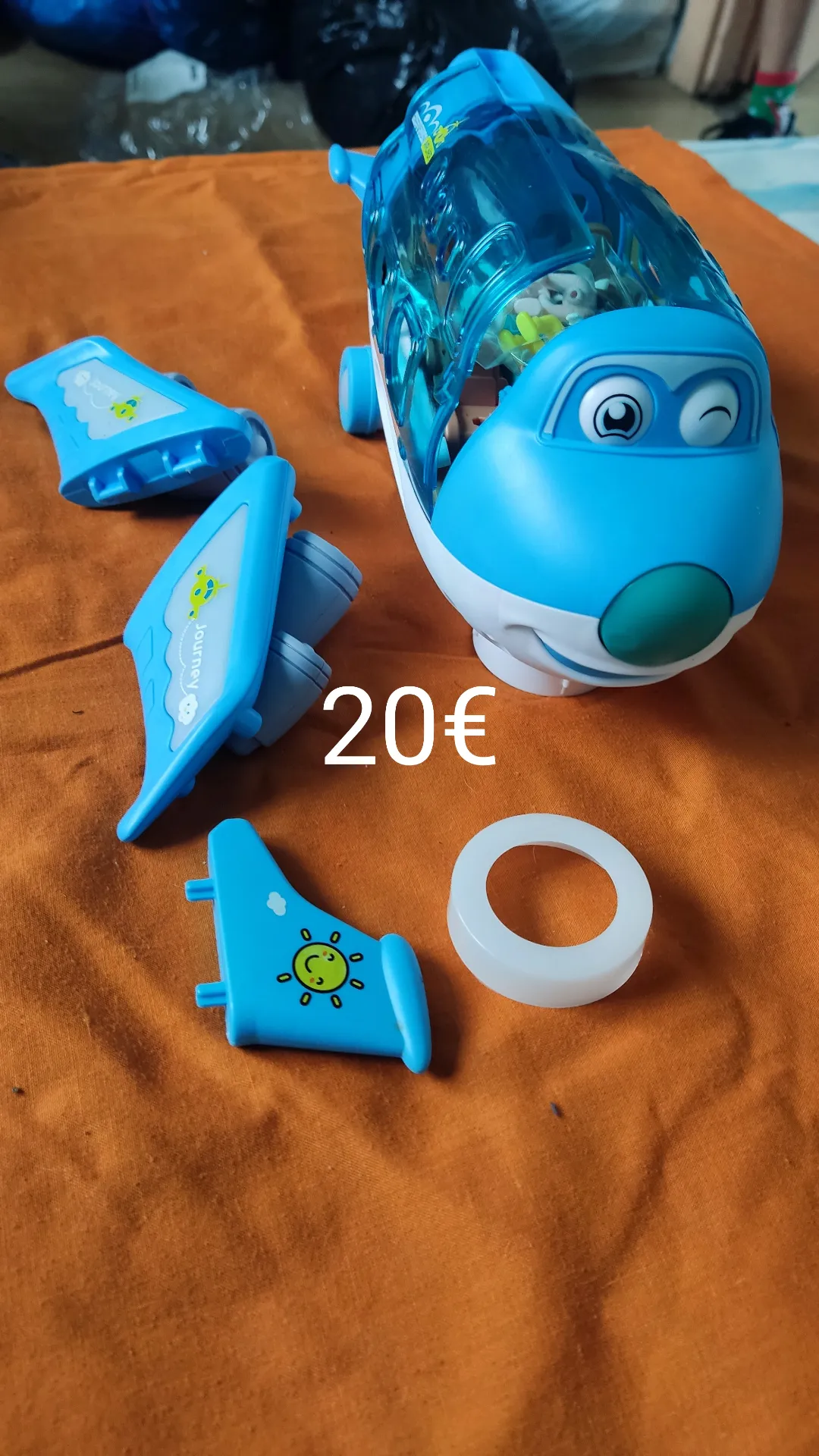 Jautrs lidmašīnas rotaļu komplekts bērniem