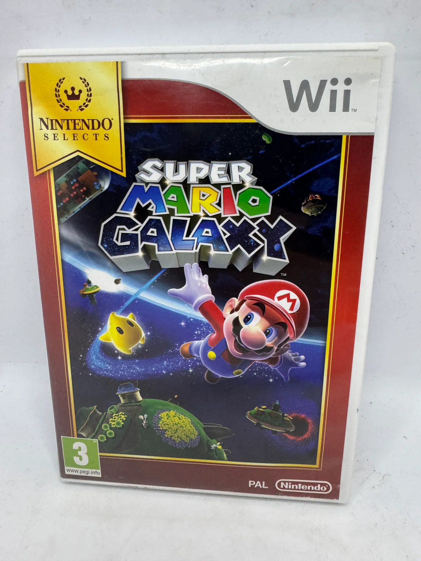 Super Mario Galaxy spēle Wii konsolei