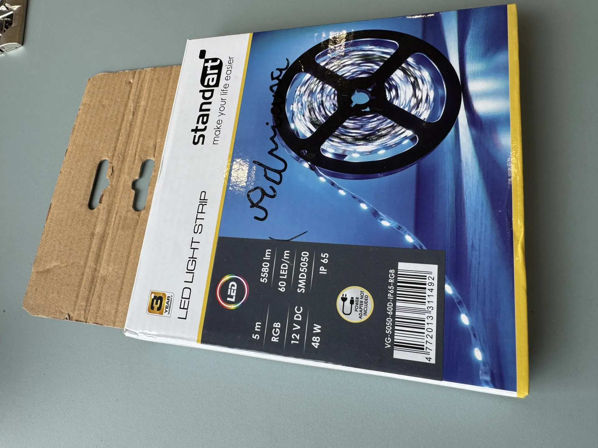 RGB LED lentes komplekts - 5m, 5580lm, IP65