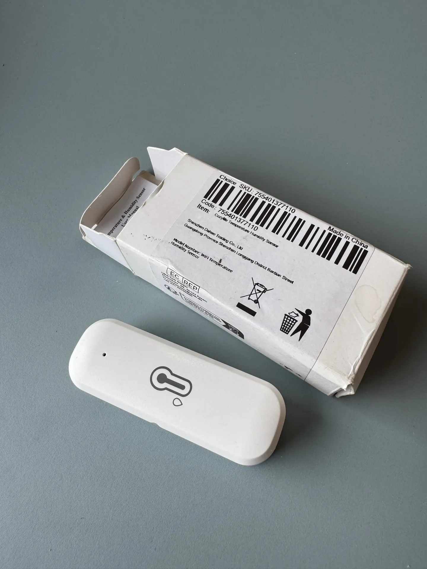 WiFi Temperatūras un Mitruma Sensors