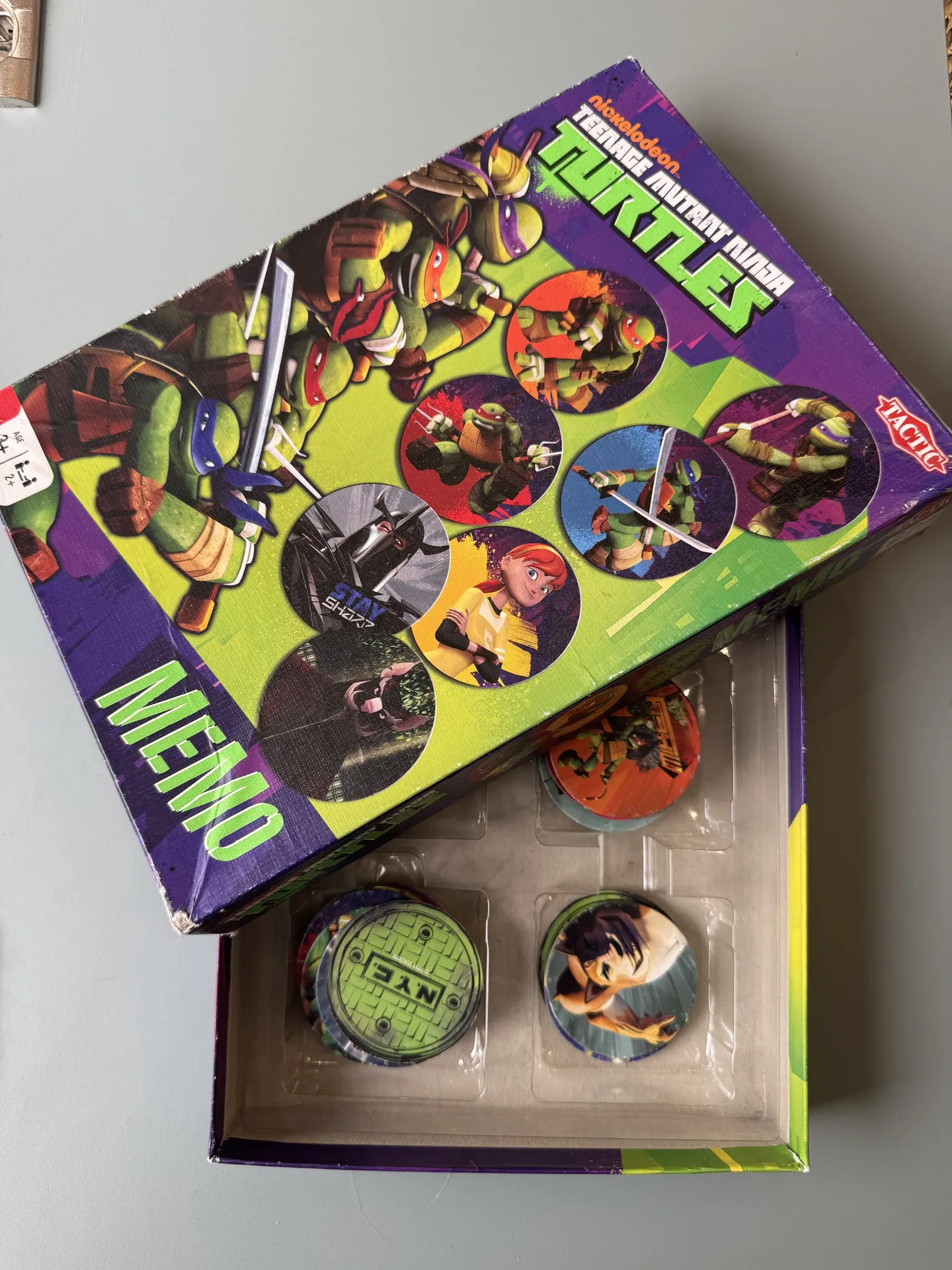 Teenage Mutant Ninja Turtles Memo spēle