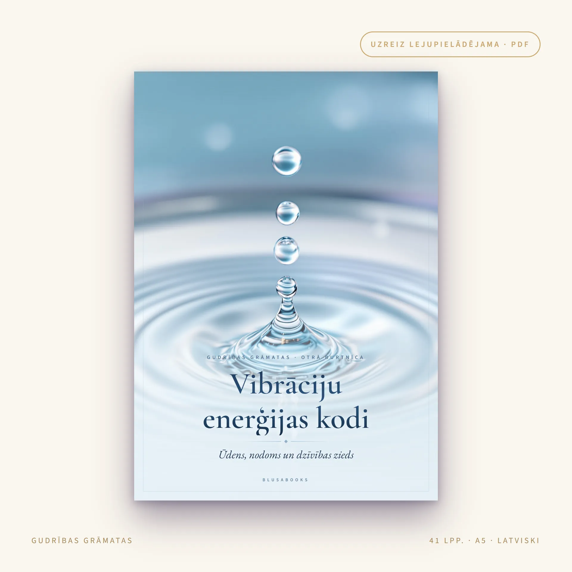 ENERĢIJAS KODI — 7 izdrukājamas kartes un godīgs stāsts par ūdeni un nodomu